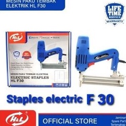 

H&L Staples Gun Electric HL F30 Mesin Paku Tembak F30 H&L Staples Gun