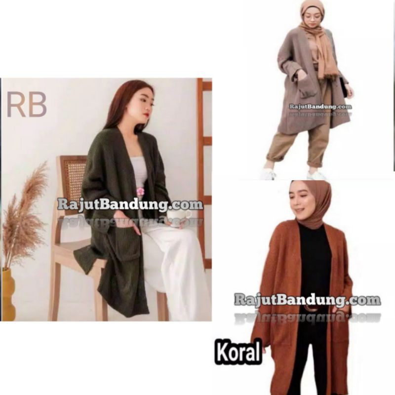 LONG KARDINGAN OVERSIZE OUTER RAJUT PREMIUM