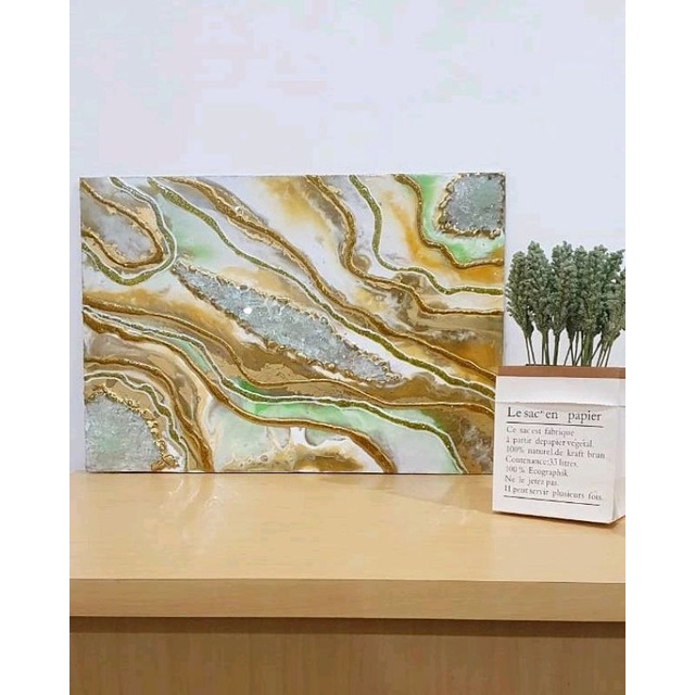 resin / Wall Art Resin / lukisan / pajangan dinding resin
