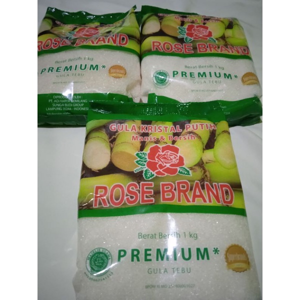 

Gula pasir/ gula rose brand