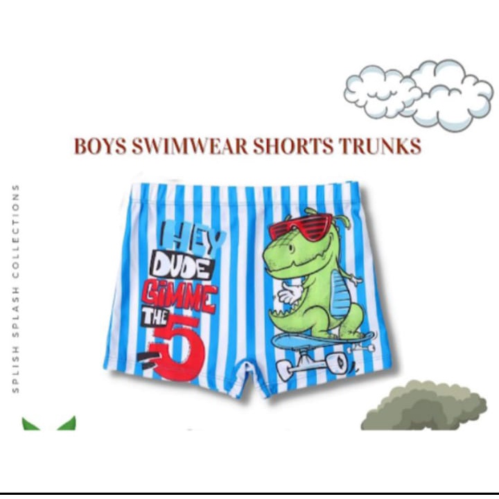 Celana Renang DINO-CRAB BOY SWIMWEAR SHORT TRUNKS / Celana Renang Anak Laki-Laki