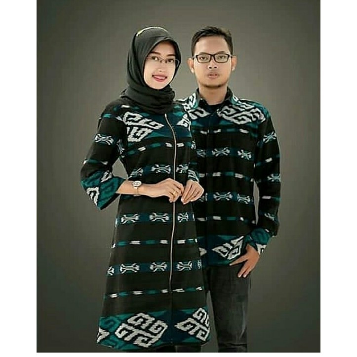 Baju Setelan / Couple Kain Tenun Troso Handmade