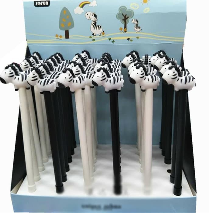 

Pulpen Gel Unik / Pen Gel Zebra Imut