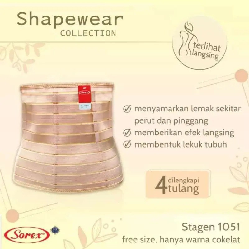 ORIGINAL STAGEN KORSET SOREX 1051 FREE SIZE