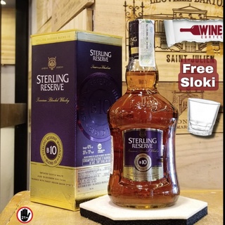 Jual WHISKY Sterling Reserve B10 Premium Blended Whisky 375mL FREE ...