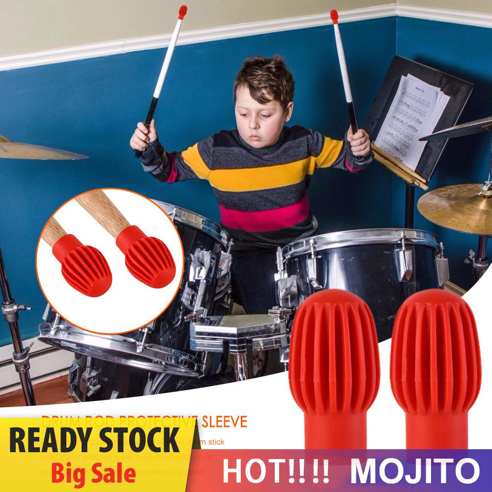 4pcs Stik Drum Bahan Silikon Untuk Latihan Pemula