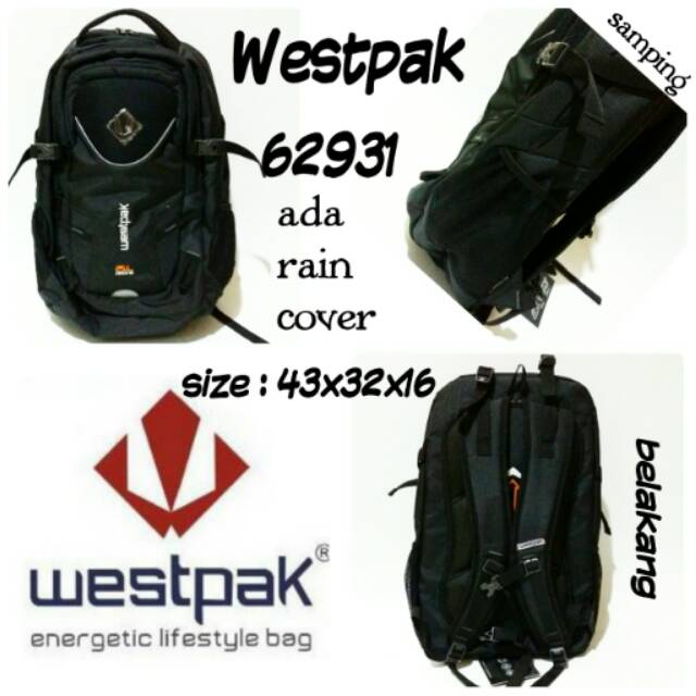 Tas ransel westpak 62931 tas punggung terbaru dan termurah