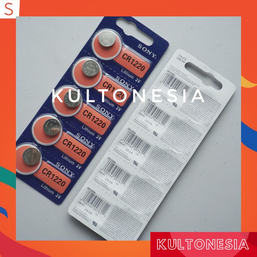 Baterai Sony CR1220 CR 1220 Original