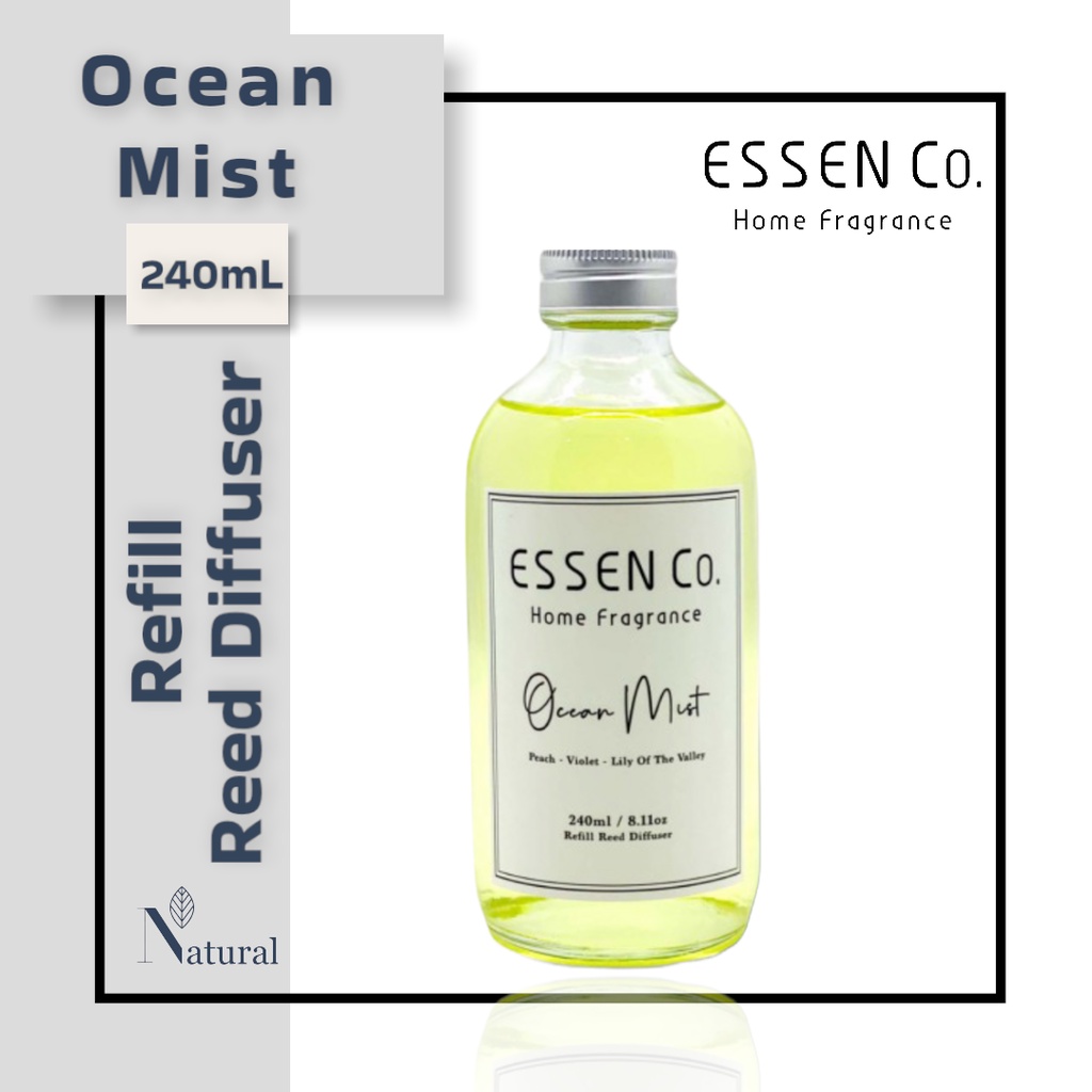 Essen Co Reed Diffuser Aromatherapy Ocean Pengharum Pewangi Ruangan Aromaterapi Refill
