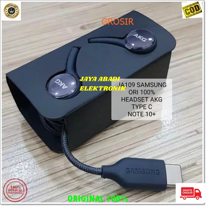 J109 AKG SAMSUNG S10 TYPE C TIPE C HEADSET HANSDFREE HEADPHONE EARPHONE SUPER BASS MIC GALAXY DOBEL BASS CABLE EARPHONE MUSIK TELPON HP MEGABASS AUDIO SUARA SMULE KARAOKE UNIVERSAL MULTI USB BISA KE SEGALA HP YANG TYPE C PRODUK INI SANGAD RECOMMENDED