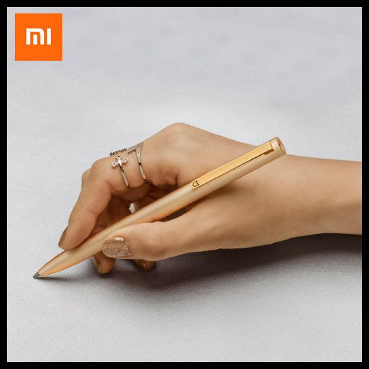 

XIAOMI MI JIA METAL SIGNATURE PEN PULPEN - 100% ORIGINAL - EMAS