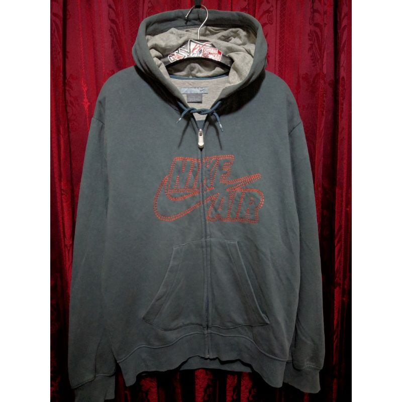 Nike Hoodie Vintage grey cadet Jual Nike Jaket Air preloved Crewneck hoodie zip