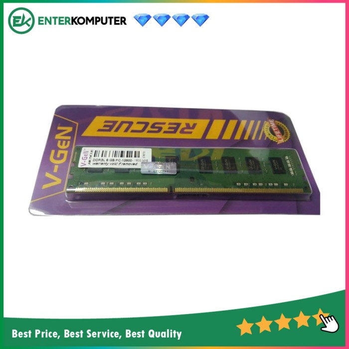 Memoryram V-GeN Rescue DDR3 8GB PC12800