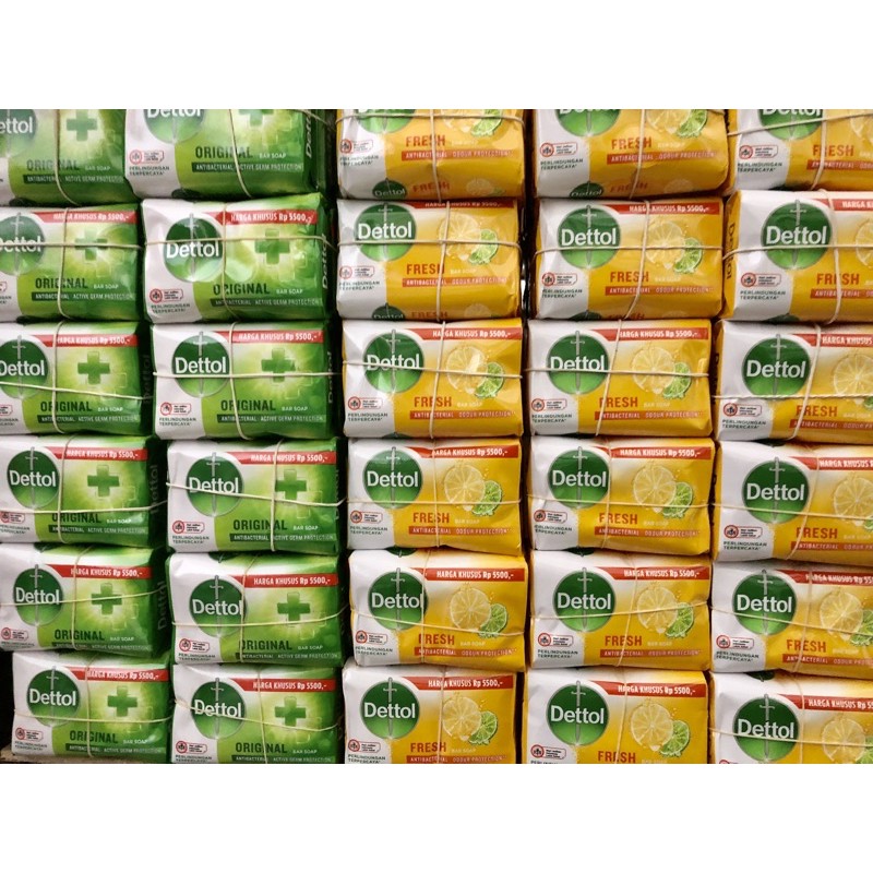 Jual SABUN DETTOL BESAR 100GR BATANG BAR SOAP BISA CAMPUR (HARGA PER 6 ...