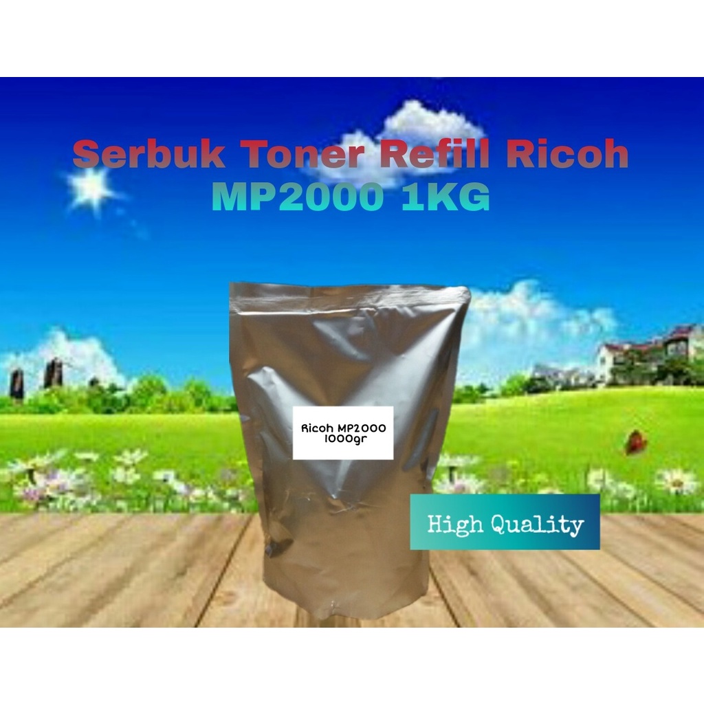 Serbuk Toner Ricoh Aficio MP2000 MP1500 MP1600 MP1610 1230D MP1610 MP1610LD MP2000LE 1KG