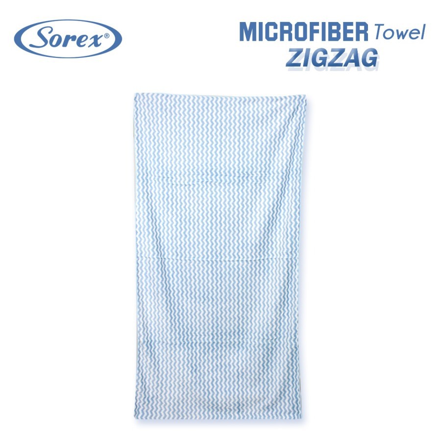 handuk mandi dewasa sorex hm 886 towel zig zag microfiber