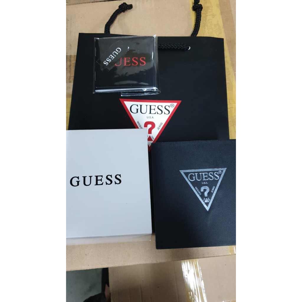Box Jam tangan Guess Full set with paperbag