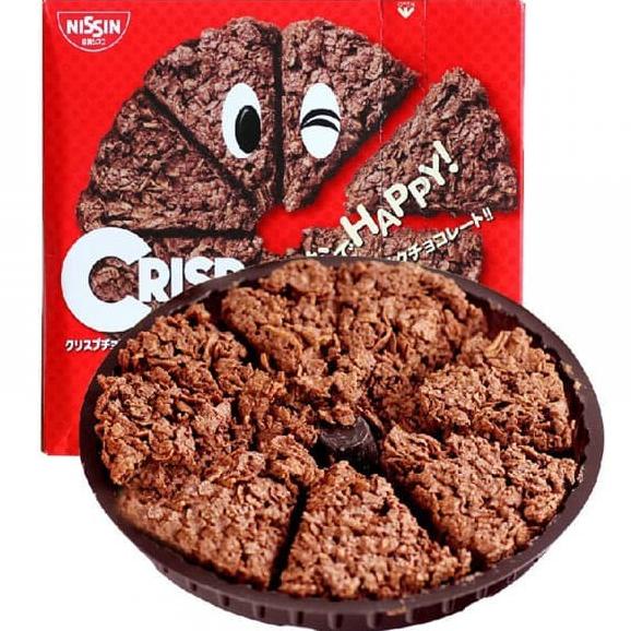 

Nissin Crisp Choco - Chocolate Flakes Cookies Snack - Jepang