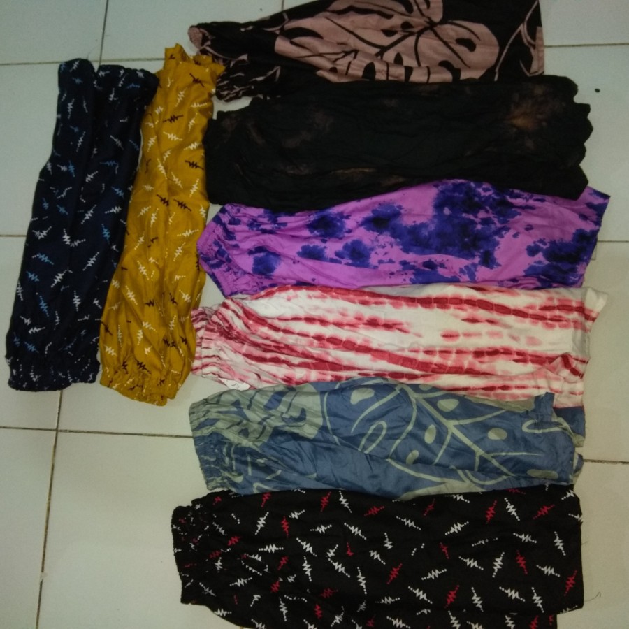 celana print pendek dewasa wanita size jumbo