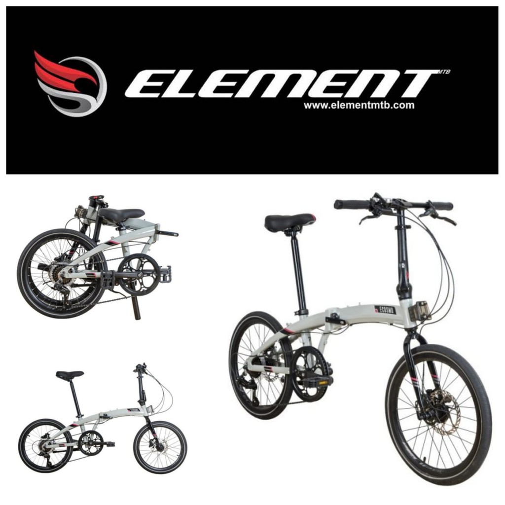 Sepeda Lipat 20" Element Ecosmo 7 Sp Hydraulic Discbrake