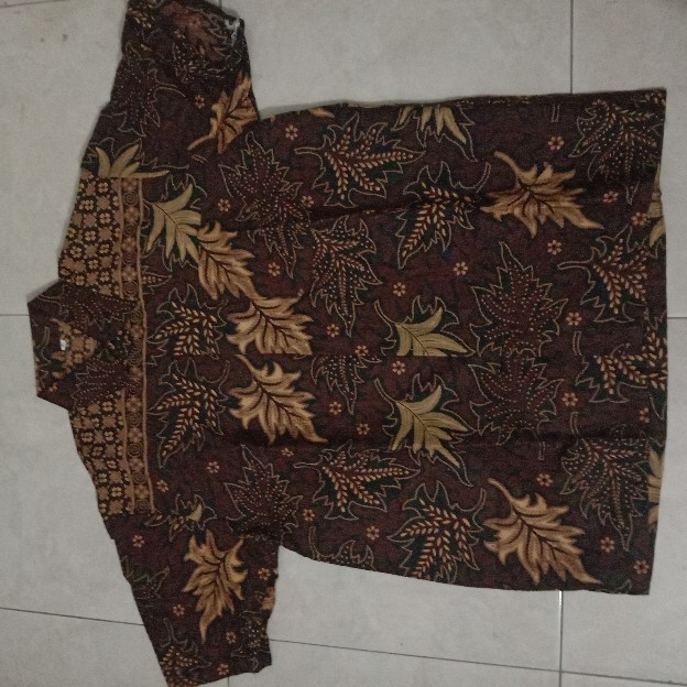 Size M L Xl Xxl Xxxl Bswart Batik Hrb026 Kenongo Hem Pendek Jati