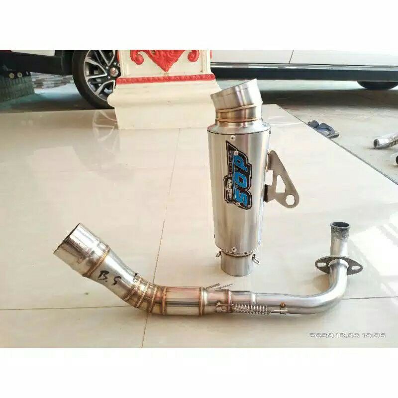 knalpot recing dos vario beat scopy  dll