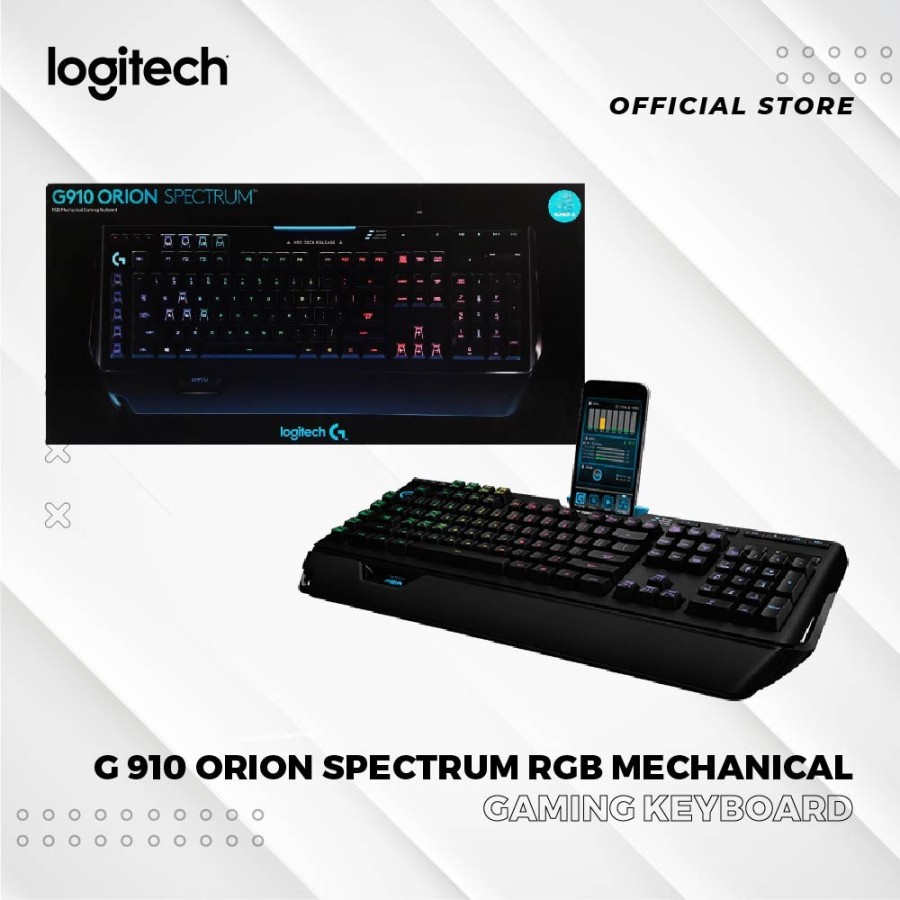 Logitech G910 Orion Spectrum RGB Mechanical Gaming Keyboard