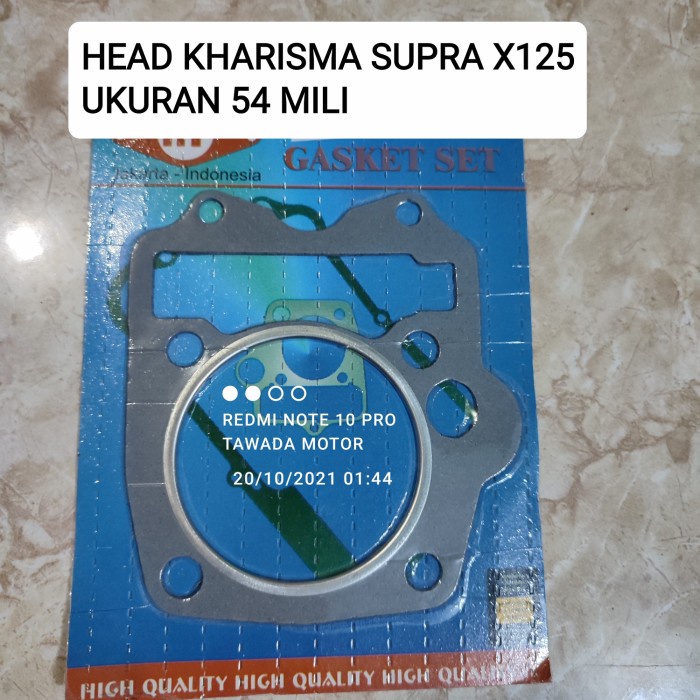 PAKING RACING BLOK HEAD DIAMETER 54 KHARISMA SUPRA X125