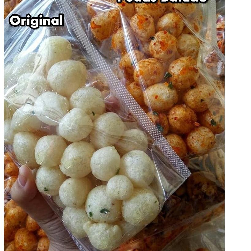 

☄️Shopeng Day Endog Lewo Pedas 250 gr 400gr . Cimol Kering Pedas Balado dan Original. Cemilan Pedas Khas Garut #alltrend