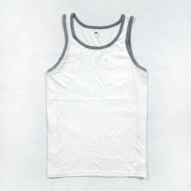 Singlet tanktop pria GAP Original white