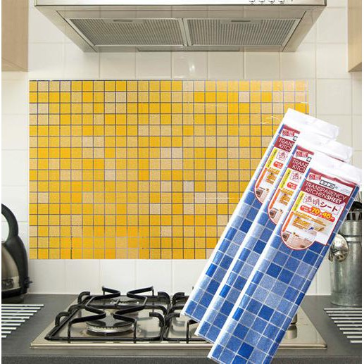 Wallpaper/Stiker Dapur Anti Minyak Anti Api Wall Sticker Kertas Timah - Hijau