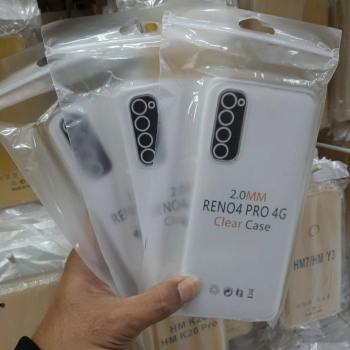 C/C- Softcase Clear Case Sillikon Kondom Case Bening Casing Oppo Reno 4 Pro by POA