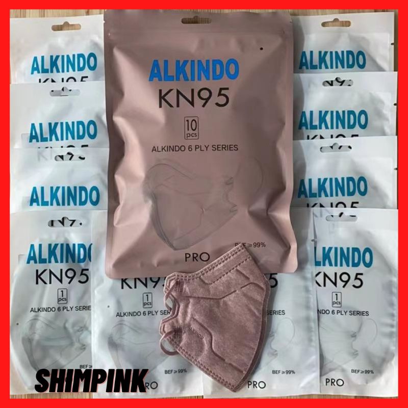 KN95 Pro ALKINDO &amp; SHUMU 6 PLY Individual Pack Kemenkes AKL KN 95 isi 10 PCS 6Ply