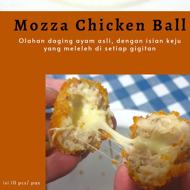 

Mozzarella Chicken Ball / Bola Ayam Keju Enak