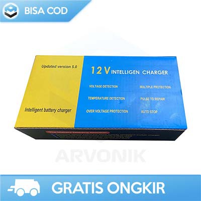 CHARGER AKI OTOMATIS MOBIL DAN MOTOR TAFFWARE VENUS UD20 12 VOLT MURAH