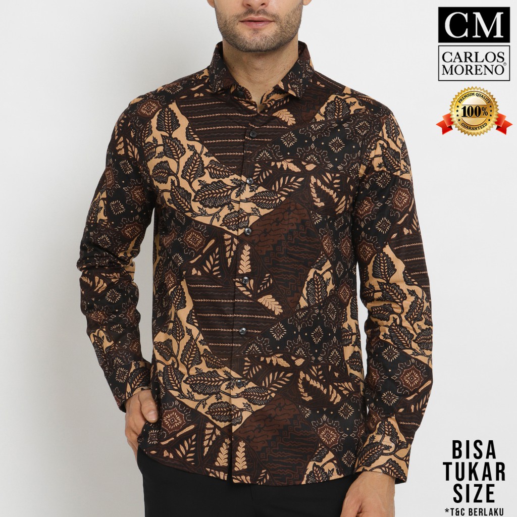 Carlos Moreno Kemeja Batik Pria - Sadhana