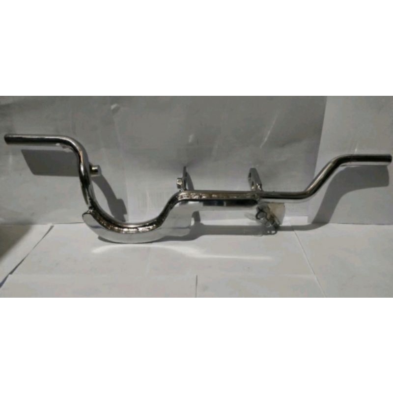 Besi barstep besi footstep besi footrest depan chrome chroom rx king new peredam 2007 - 2008
