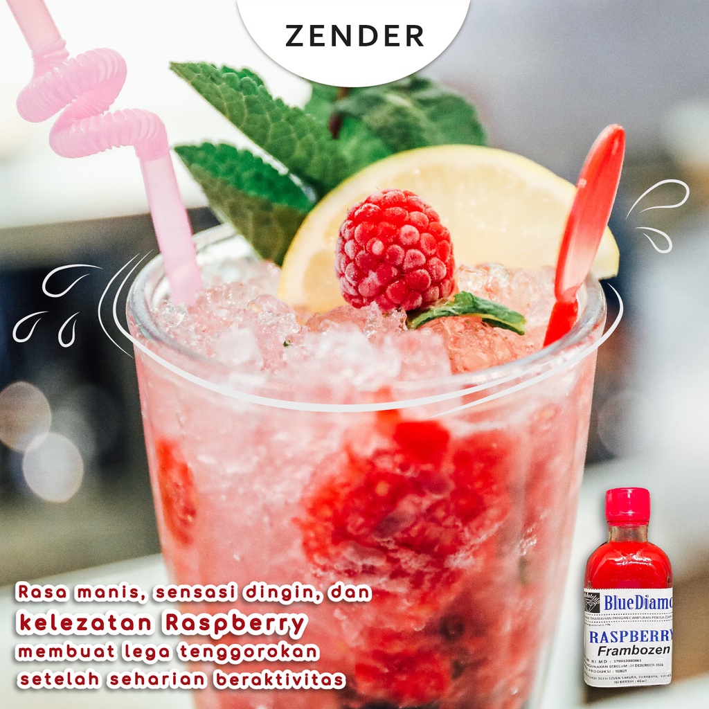 

Blue Diamond Raspberry Pasta 45 ML Perisa dan Pewarna Makanan Baking Aroma Bahan Kue Frambozen