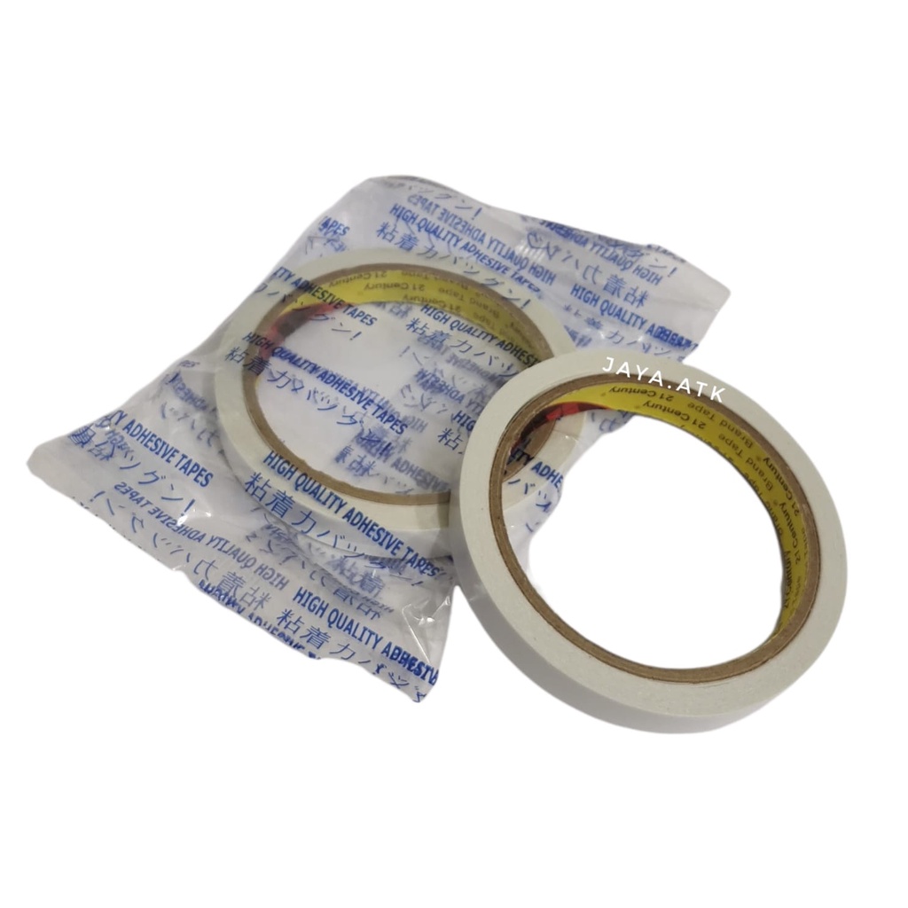 

SELOTIP DOUBLE TAPE 12 MM X 12 Y 1 CM SOLASI BOLAK BALIK 2 SISI