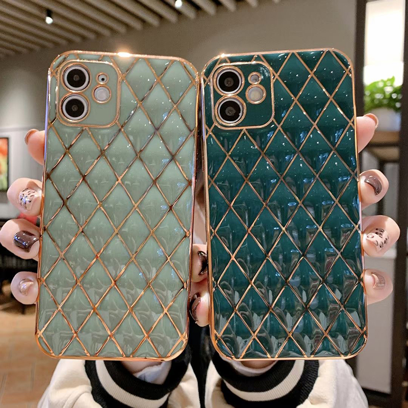 Soft Case Pelindung Lensa Bahan Silikon Aksen Berlian Bling Untuk Iphone 11 12 Pro Max 7 8 Plus X Xs Xr Max 11 Pro 12 Se 2020