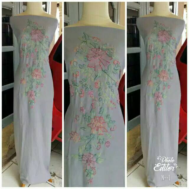 Gamis sulam bayang