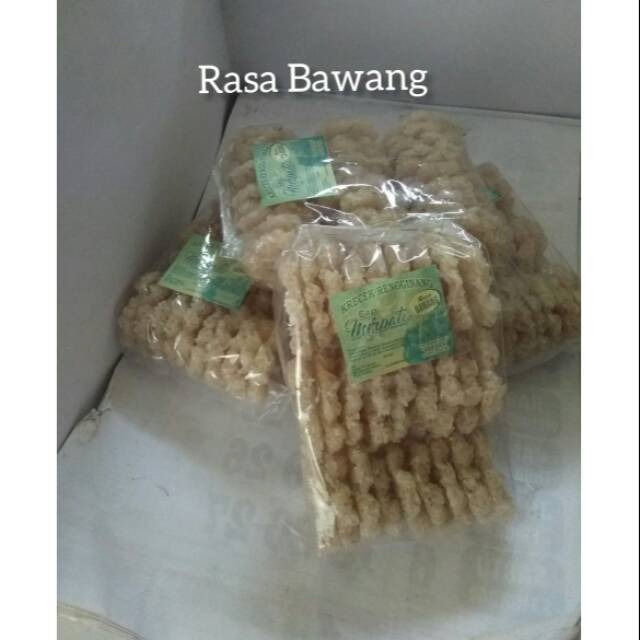 

Krecek rengginang rasa bawang 2 bungkus