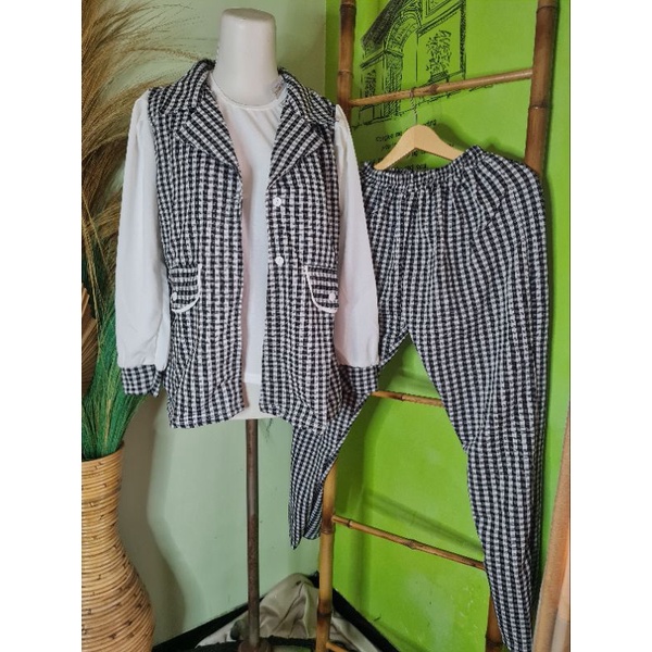 SETELAN VOXY/SETCEL MURAH/SETELAN TANGAN BALON/SETELAN POLOS