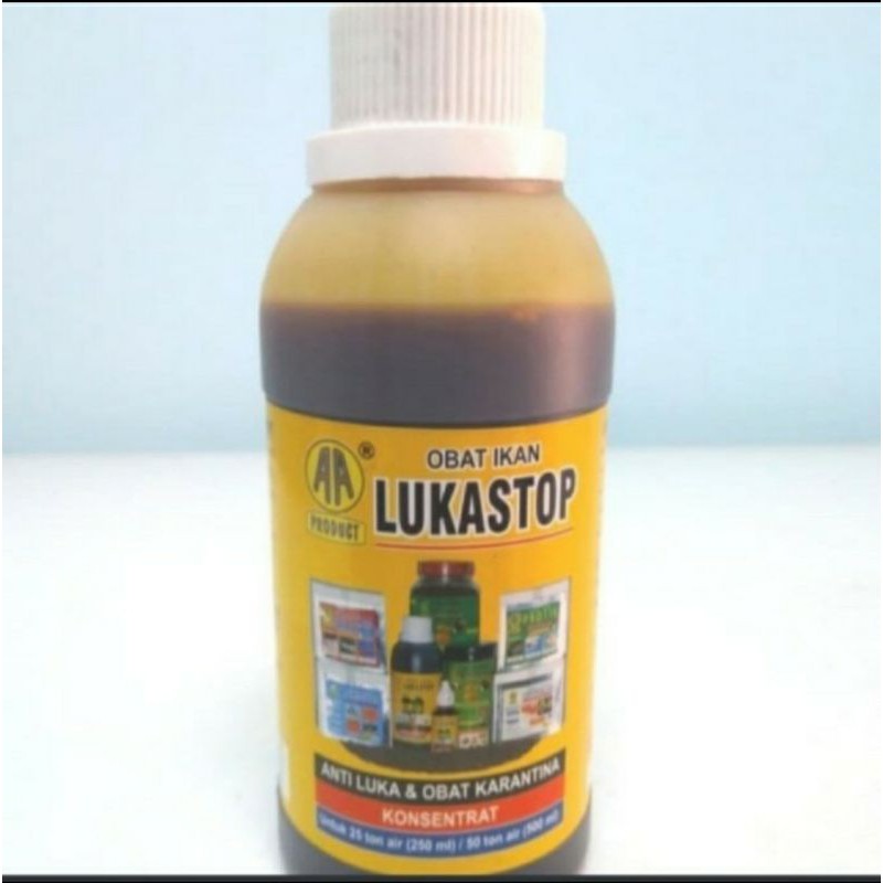 Lukastop 250ml Luka Stop 250ml obat luka ikan hias anti bakteri