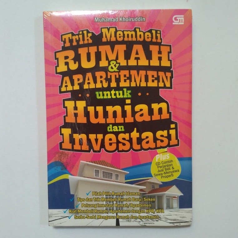Jual Buku Murah l Buku Trik Membeli Rumah & Apartemen untuk Hunian & Investasi