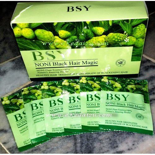 BSY NONI Shampoo Penghitam Rambut Alami / Black Hair Magic Asli