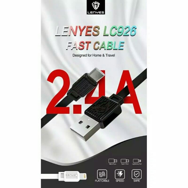 VICTORY2020 Victory Kabel Data Fast Charging 2.4A Original Lenyes LC926 Cable Fast Charger USB