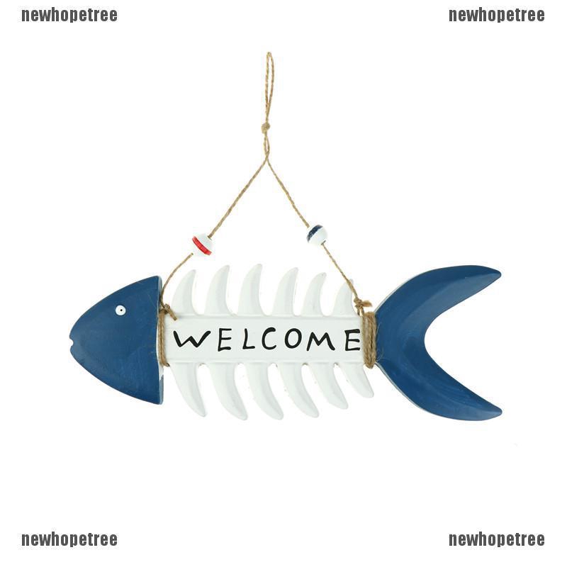NHTID Hiasan Gantung Model Tulang Ikan Tulisan Welcome NHTID Hiasan Gantung Model Tulang Ikan Tulisan Welcome