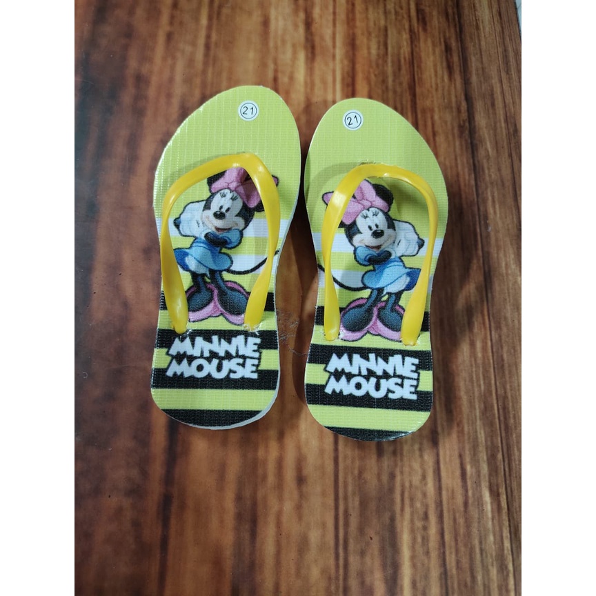 Sandal Anak Banner Motif Minnie Mouse