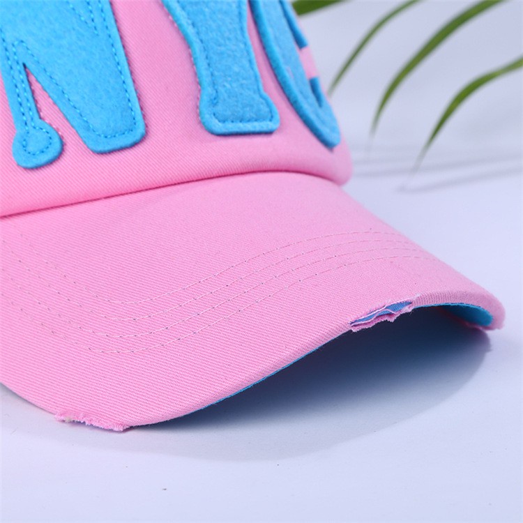 Topi Baseball Adjustable Motif Bordir Tulisan Nyc Gaya Kasual Untuk Pria Dan Wanita